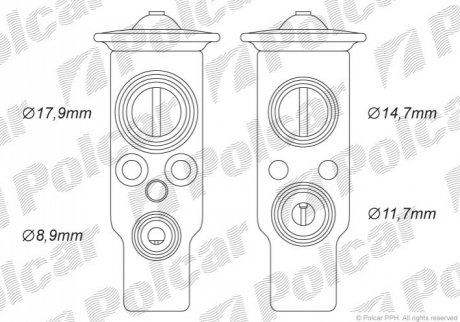 Стопорний клапан Polcar 9080KZ-1