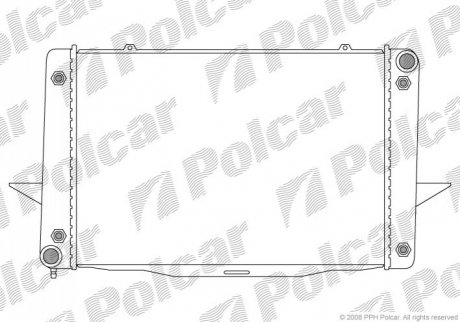 Радиаторы охлаждения Polcar 908508-4