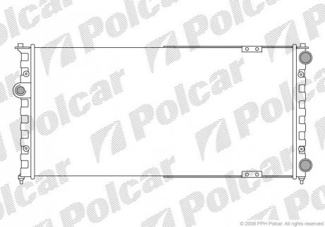 Радіатор охолодження Polcar 952408-6 (фото 1)
