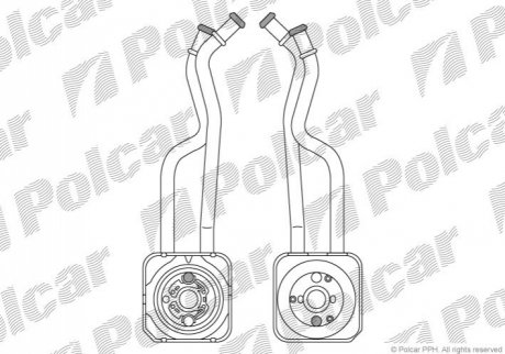 Радіатори олії Polcar 9541L8-2 (фото 1)