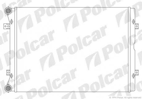 Радіатор охолодження Polcar 9551081 (фото 1)