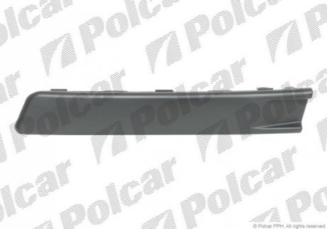 Молдинг бампера лівий PASSAT,SDN+KOMBI (B6 Polcar 95550727