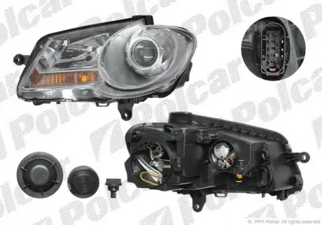 Фото Фара основна Polcar (957909-E) зображення 1