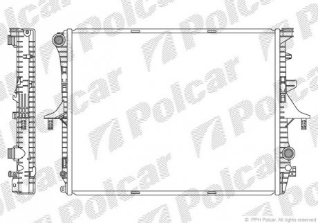 Радиаторы охлаждения Polcar 958008-3