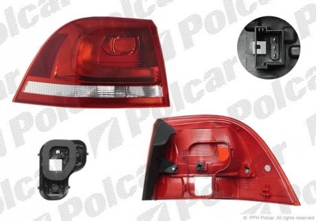 Фонарь задний Polcar 958288V