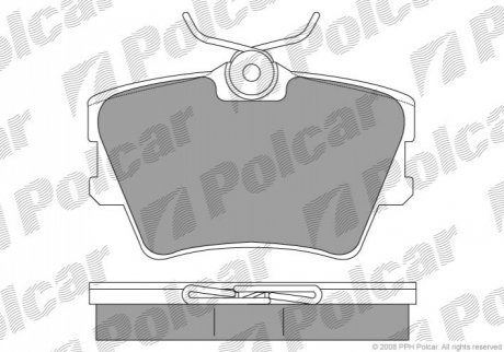 Гальмівні колодки Polcar S701129