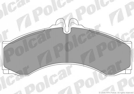 Гальмівні колодки Polcar S702022