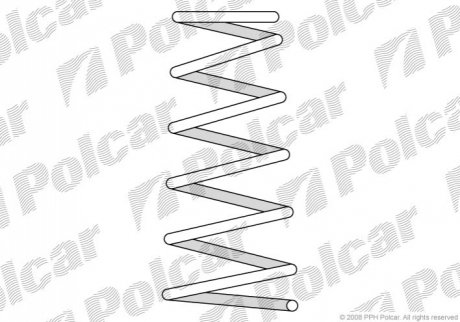 Пружина Polcar ST612570 (фото 1)