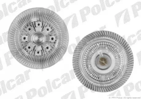 Вискомуфта вентилятора радиатора Jeep Cherokee, Wrangler III 1.8-5.7 01.95- Polcar SV-6079S Купить в Украине