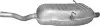 Глушник BMW 316i 1.8 sedan,coupe 01-05,1.8i combi 01-05,318i 2.0 sedan,coupe,cabrio,combi 01-05 POLMOSTROW (03132) зображення 1