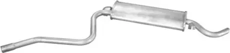 Глушитель Fiat Cinquecento 700/900 92-98 POLMOSTROW 0706