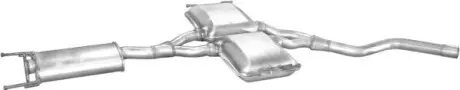 Резонатор Ford Scorpio 2.0i-8V,2,0i-16V,2.3 10/94-97 POLMOSTROW 08263