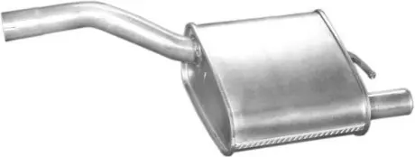 Глушитель задний  POLMOSTROW 08388