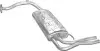 Глушитель задний Honda Civic 87-91 1.6 16V HB kat POLMOSTROW (0907) изображение 1