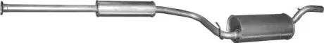 Глушник вихлопних газів 12.14ALU ЊRODKOWY MAZDA 3 1.4,1.6 03-14 POLMOSTROW 1214 Купити в Україні