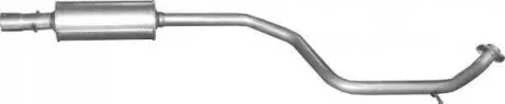 Глушитель выхлопных газов 12.21ALU ЊRODKOWY MAZDA 5 1.8 05-07 POLMOSTROW 1221