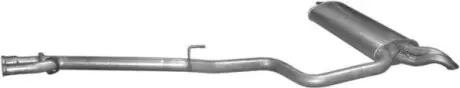 Глушитель Mercedes E270 2.7 CDi TD 06/99-05/03 Combi POLMOSTROW 13185