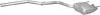 Глушитель Mercedes C250-W202 2.5Turbo Diesel 95-01 POLMOSTROW (13186) изображение 1