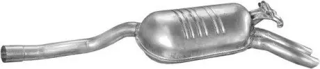 Глушник задній Mercedes W124 89-95 E280/E320/E32 POLMOSTROW 13.42