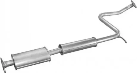 Резонатор (двойной) Nissan Sunny 90-96/100NX 90-92 1.6 POLMOSTROW 15127
