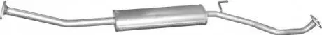 Глушник вихлопних газів 15.244ALU ЊRODKOWY NISSAN MICRA 1.0,1.2,1.4 02-03 POLMOSTROW 15244