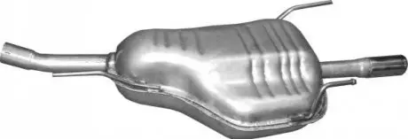 Глушитель задний Opel Astra 1.2/1.3/1.4/1.6/1.6D/1 POLMOSTROW 1728 Купить в Украине