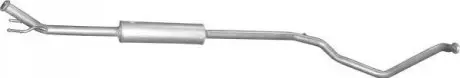 Глушитель выхлопных газов 19.29ALU ЊRODKOWY PEUGEOT 307 1.4I 16V POLMOSTROW 1929
