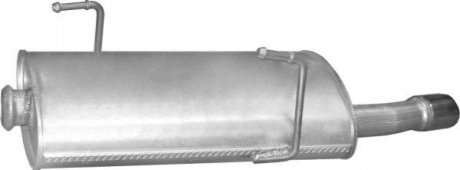 Глушник випускної системи, задній POLMOSTROW 19507