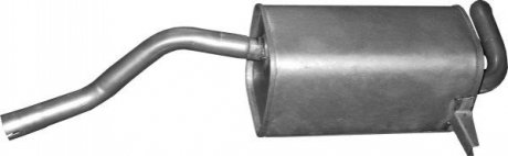 Труба вихлопна koсc.RENAULT CLIO III 1.2/1.4 16V 05- POLMOSTROW 2138 (фото 1)