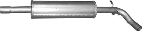 Глушник центр. SKODA RAPID 1.4 (пр-во Polmostrow) POLMOSTROW 24003