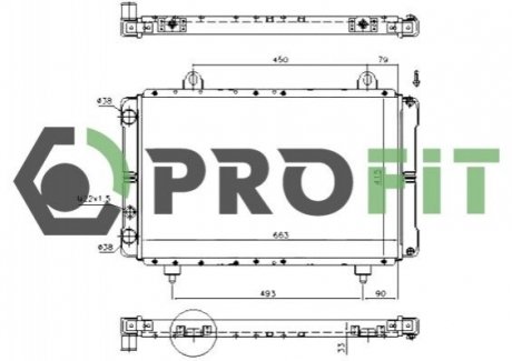 Автозапчасть PROFIT 17400083