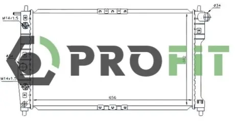 Радиатор охлаждения PROFIT 1740-0101 Купить в Украине
