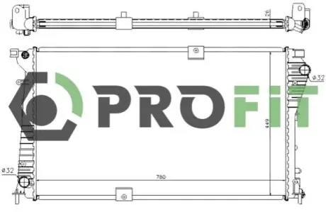 Радиатор охлаждения PROFIT 1740-0171