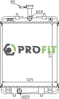Радіатор охолоджування PROFIT 1740-0426 Купити в Україні