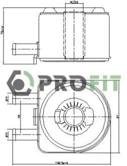 Радиатор масляный PROFIT 1745-0024 Купить в Украине
