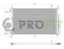 Фото Конденсер кондиціонера PROFIT (1770-0204) зображення 1