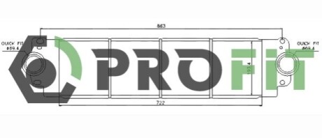 Радиатор наддува PROFIT 1780-0001