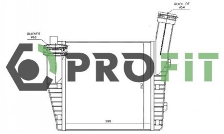 Радиатор наддува PROFIT 1780-0003