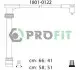 Фото Провід запалювання Fiat Doblo 1.6 16V 02- (к-кт) PROFIT (1801-0122) зображення 1