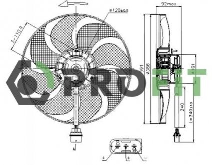 Вентилятор радиатора PROFIT 1850-0019 (фото 1)