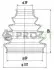 Фото Пильник ШРКШ (зовнішній) Citroen Berlingo 96- (36x85x116) (к-кт) PROFIT (2710-0048 XLB) зображення 1