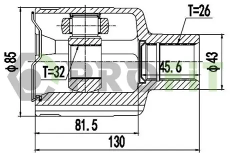 ШРУС PROFIT 2810-2052 Купить в Украине