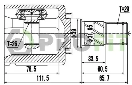 ШРУС PROFIT 2810-2081 Купить в Украине