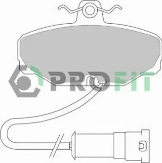 Колодки гальмівні (задні) Ford Escort V/VI 91-98/Scorpio I/II 85-98/Sierra I/II 82-93 PROFIT 5000-0408 Купити в Україні