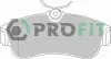 Фото Колодки тормозные дисковые PROFIT (5000-0604) изображение 1