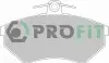 Фото Колодки гальмівні (передні) Seat Cordoba/Ibiza/VW Caddy/Golf/Polo 91-04 PROFIT (5000-0774) зображення 1