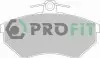 Фото Колодки гальмівні (передні) Audi A4 95-01/VW Golf III/IV -02/Caddy II -04 PROFIT (5000-0775) зображення 1