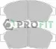 Фото Колодки гальмівні (передні) Toyota Camry 90-02/Corolla 87-02/Rav4 94-00 PROFIT (5000-0867) зображення 1