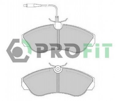 Колодки тормозные дисковые PROFIT 5000-0968