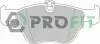 Фото Колодки гальмівні (передні) BMW 5 (E39) 95-04 (Ate) M47/M51/M52/M54/M57 PROFIT (5000-1073) зображення 1